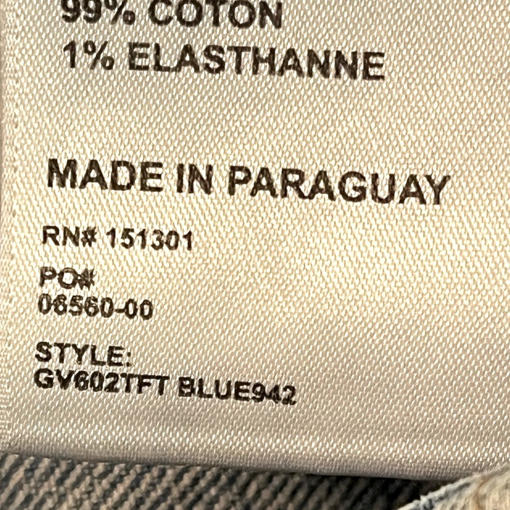 Good American Jeans Good Vintage High Rise Straight Leg Cropped Blue942 10/30 - Picture 8 of 8